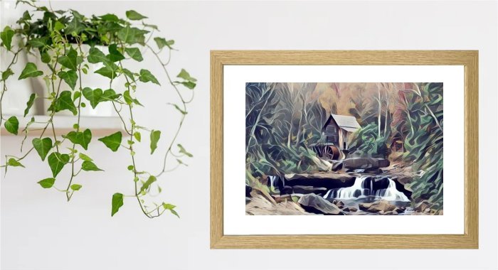 Framed Watermill Art prints